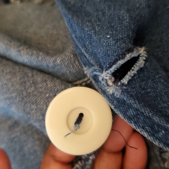 💙🤍 Vintage Calvin Klein High Waisted Jean Wrap Skirt - Denim - SMALL - Picture 7 of 16